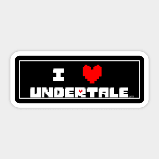 I (LV) Undertale Sticker